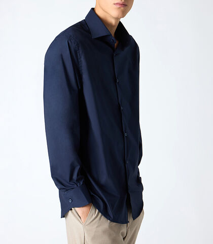 Camicia uomo blu, Valerio 1966, 25Z3T5050COBLUE38, 001