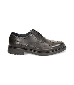 Stringate oxford nere in pelle, Valerio 1966, 24U6T8509PENERO040, 001 preview