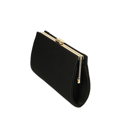 Pochette in lycra nera, Valerio 1966, 2351T8878LYNEROUNI, 002