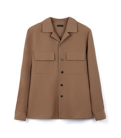 Camicia in tessuto camel da uomo, Valerio 1966, 26Z3T0213TSCAMEI, 003 preview