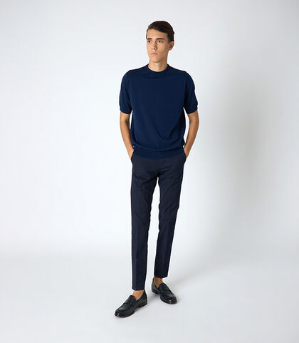 ABBIGLIAMENTO MAGLIERIA COTONE BLUN, Valerio 1966, 25U4T4758COBLUNI, 001