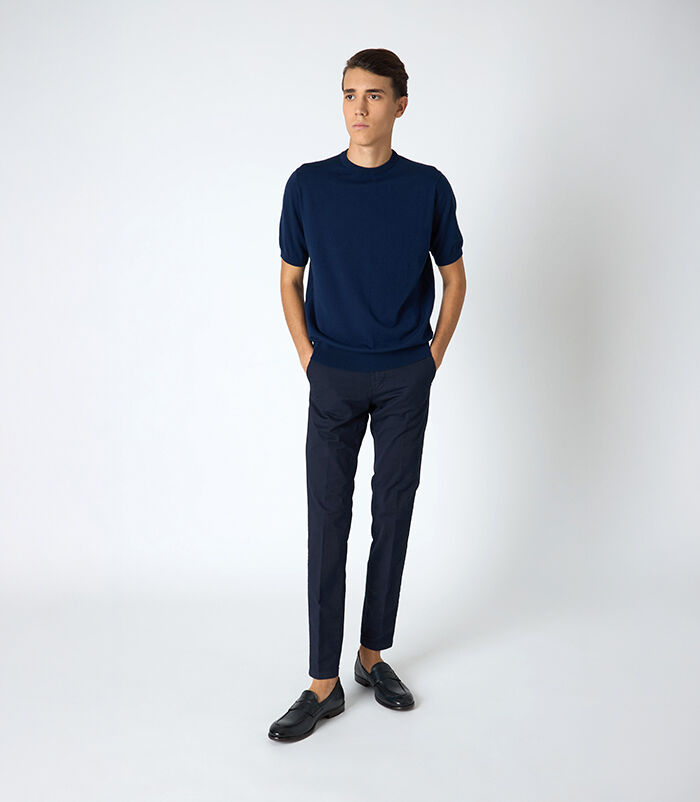 ABBIGLIAMENTO MAGLIERIA COTONE BLUN, Valerio 1966, 25U4T4758COBLUNI