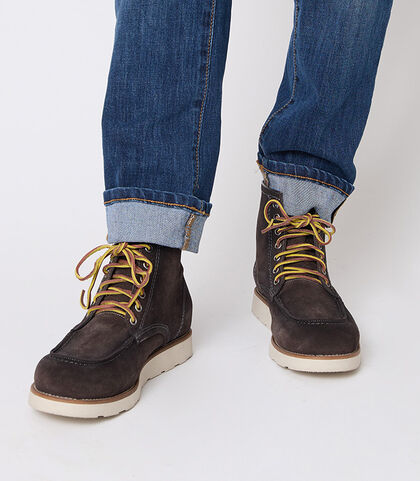 Polacchine in camoscio testa di moro, Valerio 1966, 2653T3618CMMORO039, 002