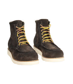 Polacchine in camoscio testa di moro, Valerio 1966, 2653T3618CMMORO042, 003 preview