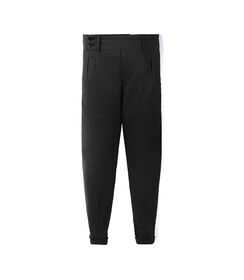 Pantaloni da uomo in tessuto nero, Valerio 1966, 26N9T1990TSNERO46, 004 preview