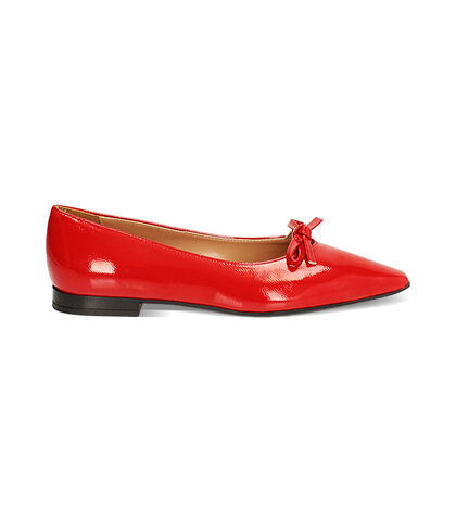 Ballerina rossa in naplak a punta, Valerio 1966, 24M8T0501NPROSS035, 001