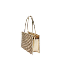 Borsa a mano da donna oro con pietre, Valerio 1966, 2551T6123LPOROGUNI, 003 preview