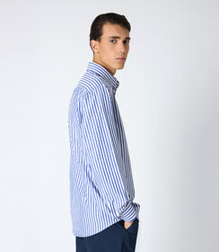 Camicia uomo riga larga bianco-blu, Valerio 1966, 25Z3T5050COBLBI39, 002 preview