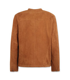 Giubbino in camoscio da uomo cognac, Valerio 1966, 25Z4T0771CMCOGN48, 002 preview