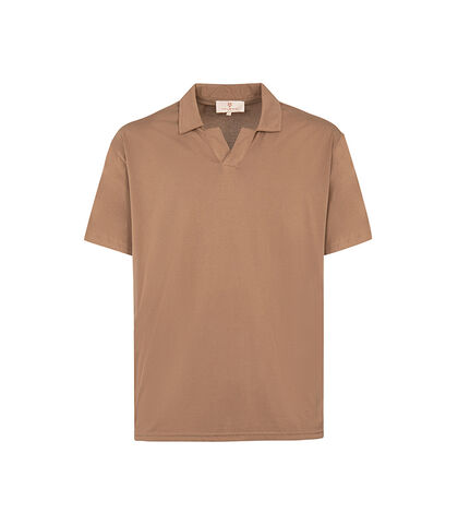 Polo nocciola vestibilit&agrave; rilassata, Valerio 1966, 27C9T5580TSNOCCI, 001