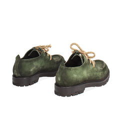 Allacciati in camoscio verde, Valerio 1966, 2653T1643CMVERD042, 004 preview