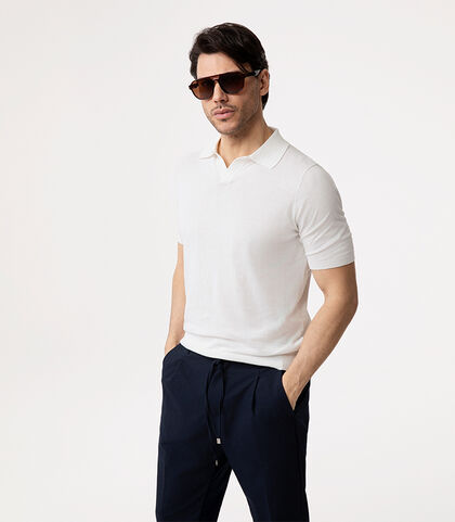 Maglia bianca in cotone, Valerio 1966, 27U4T4757COBIANI, 002