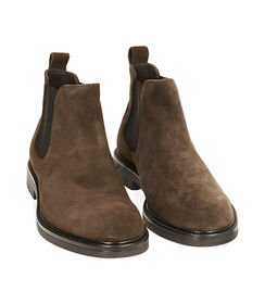 Chelsea boots testa di moro in camoscio, Valerio 1966, 2077T4115CMMORO044, 002 preview
