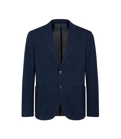 Giacca blu navy con revers classici, Valerio 1966, 2786T2525COBLUN42, 001