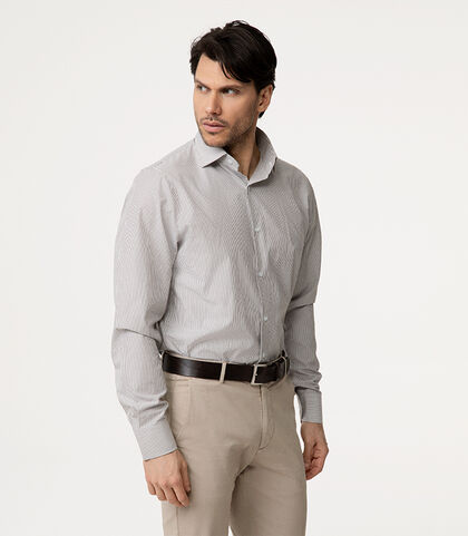 Camicia marrone dettagli raffinati, Valerio 1966, 27Z3T0024COMARR38, 002