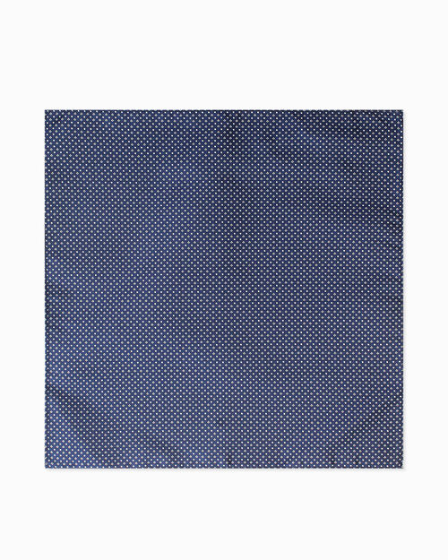 Pochette blu dettagli bianchi, BLUE