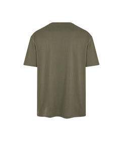 T-shirt verde oliva essenziale, Valerio 1966, 27C9T5579TSVERDI, 002 preview