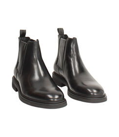Beatles neri eleganti in vera pelle, Valerio 1966, 26U6T2565PENERO039, 003 preview