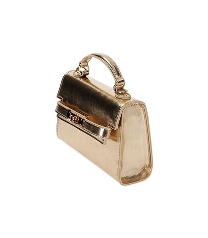 Mini bag oro laminato, Nuova Collezione, 2151T4555LMOROGUNI, 002