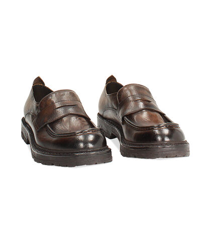 Mocassini in vera pelle cognac, Valerio 1966, 2653T1043PECOGN039, 002