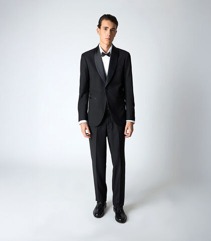 Abito da uomo nero elegante, Valerio 1966, 25R1T0005TSNERO42, 001