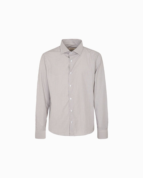 Camicia marrone dettagli raffinati
