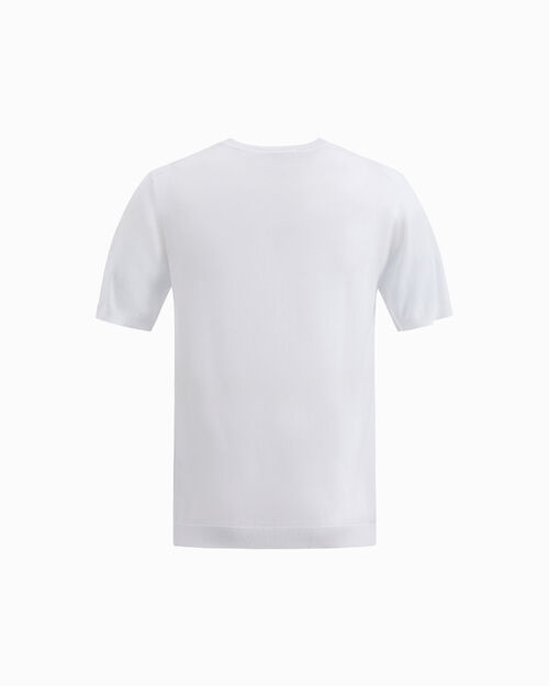 Maglia girocollo bianca, WHITE