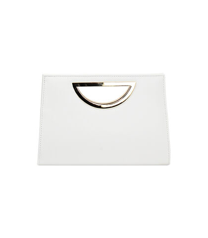 Pochette bianca con placca oro, Valerio 1966, 2323T3588EPBIANUNI, 001