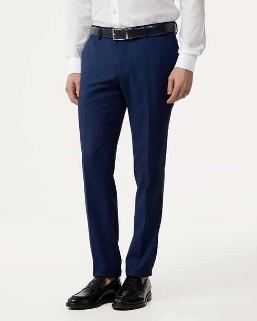 Completo pantalone blu royal con fit slim, MULTI COLOR