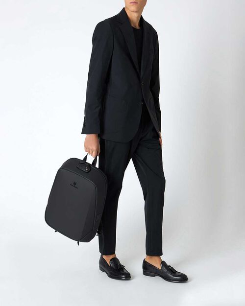 Zaino rigido nero, BLACK