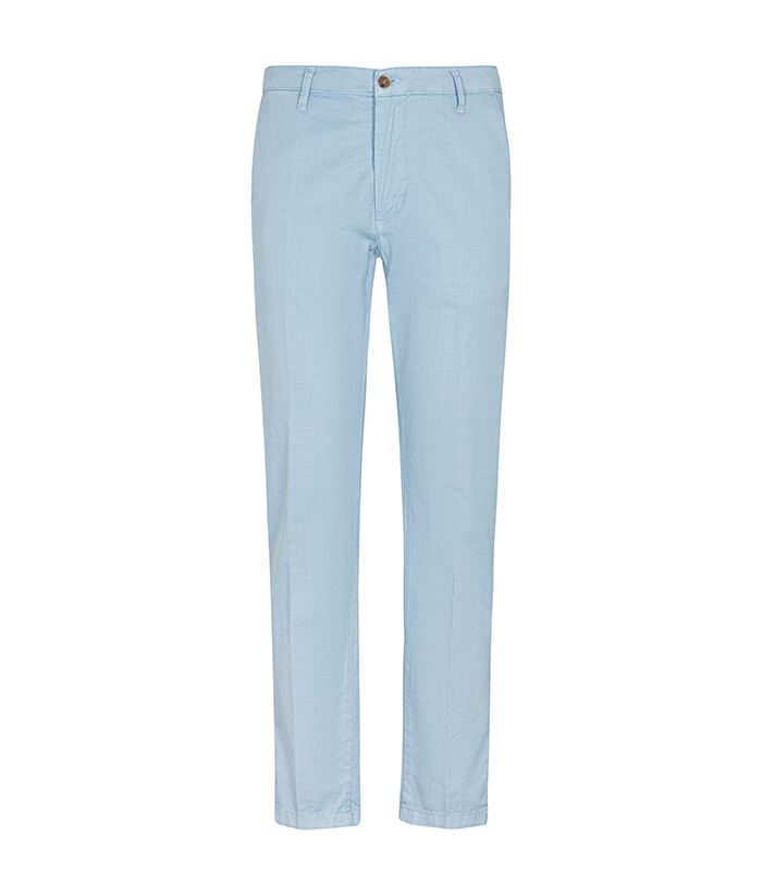 Pantaloni azzurri slim fit, Valerio 1966, 27N9T6061TSAZZU42