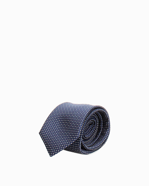 Cravatta blu motivo a quadretti, BLUE