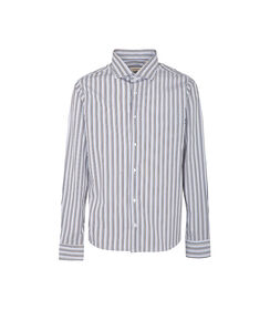 Camicia ml beige-multicolor righe sottili, Valerio 1966, 27Z3T0025COBEMU44, 001 preview