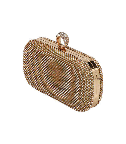 Clutch ovale oro, Nuova Collezione, 2151T2461LMOROGUNI, 002