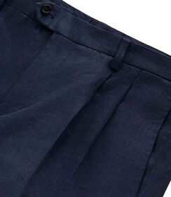 Completo pantalone avion in lino, Valerio 1966, 2784T7070LNAVIO42, 003 preview