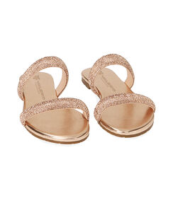 Ciabatte oro-rosa con strass, Valerio 1966, 2349T7803LPRAOR038, 002 preview