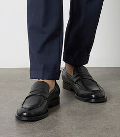 Mocassini eleganti in vera pelle nera, Valerio 1966, 26U6T0462PENERO040, 002 preview