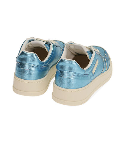 Sneakers turchesi laminate, Valerio 1966, 20F9T9215LMTURC035, 003