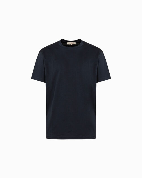 T-shirt blu essenziale, BLUE