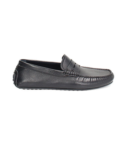 Mocassino da uomo in pelle testa di moro casual, Valerio 1966, 2514T8750PEMORO039, 001