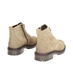 Polacchino di camoscio beige, Valerio 1966, 24N4T4204CMBEIG042, 003 preview
