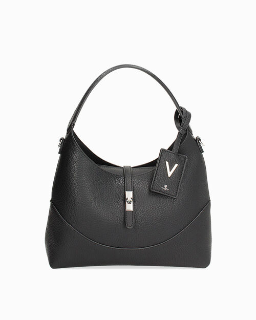 Borsa a spalla donna nera, BLACK