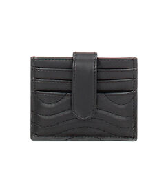 Portafogli da donna nero con chiusura a clip, Valerio 1966, 2351T7712EPNEROUNI, 001 preview