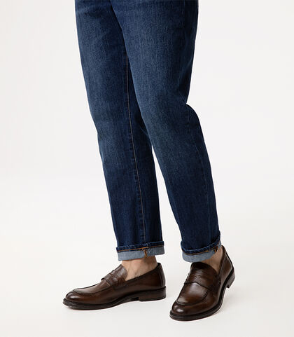 Mocassino cognac pelle lucida, Valerio 1966, 2753T1051PECOGN039, 002