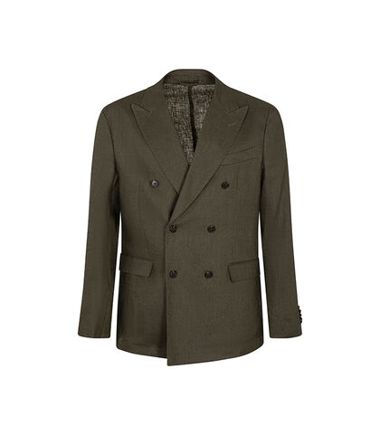 Completo giacca militare in lino, Valerio 1966, 2784T3636LNMILI42, 001