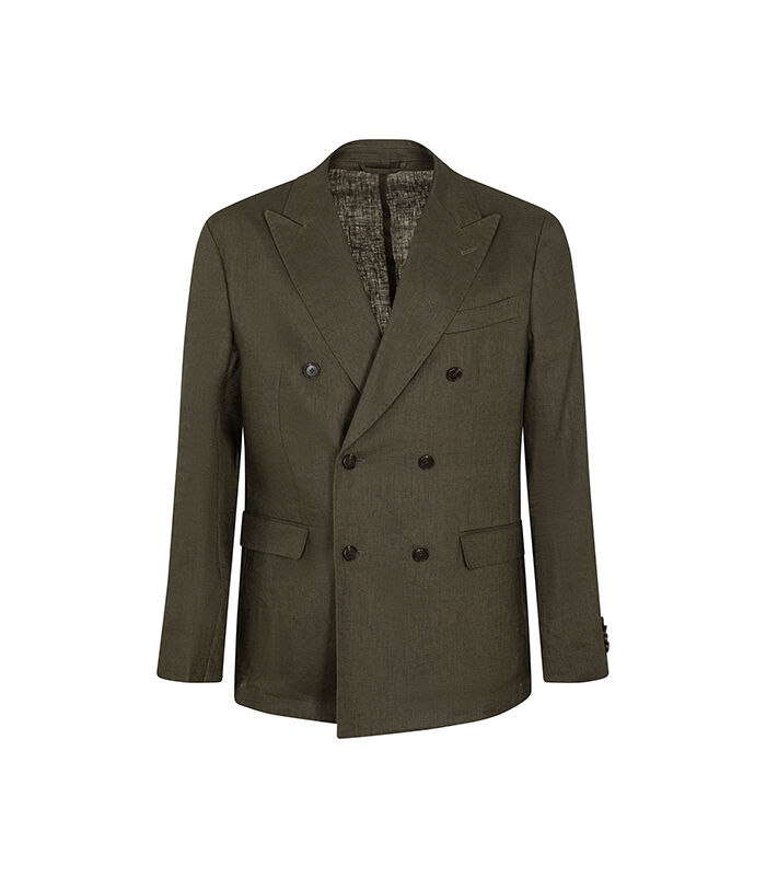 Completo giacca militare in lino, Valerio 1966, 2784T3636LNMILI42