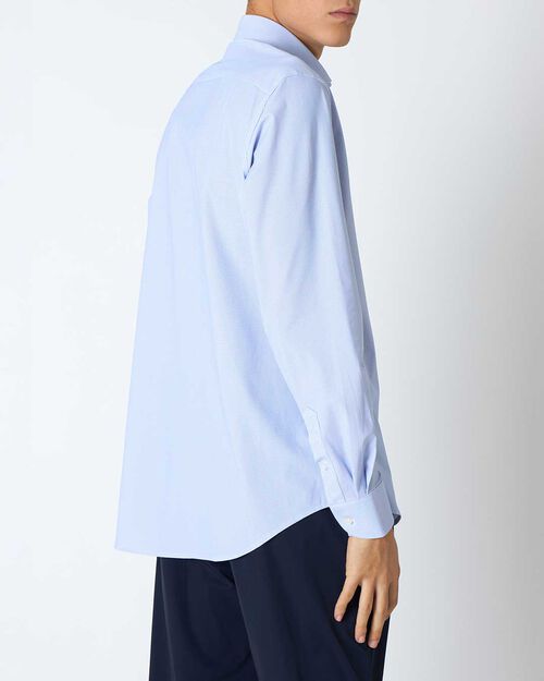 Camicia uomo bianca-azzurro, MULTI-COLOR