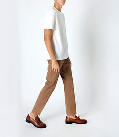 Maglietta da uomo basic, in cotone bianco, Valerio 1966, 25N8T0050COBIANL, 001 preview