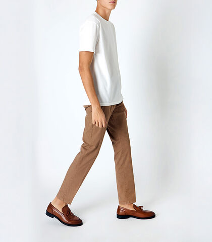 Maglietta da uomo basic, in cotone bianco, Valerio 1966, 25N8T0050COBIANI, 001