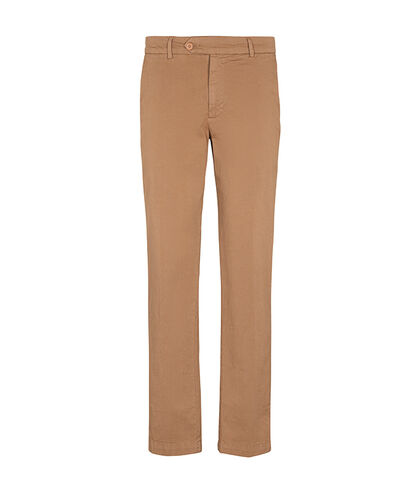Pantaloni chino nocciola fit slim, Valerio 1966, 2787T4200TSNOCC42, 001
